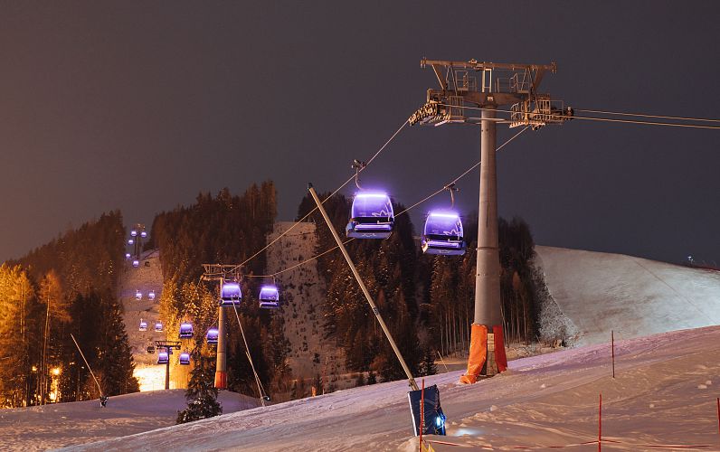 Auch im Winter zusätzliche Vorteile nutzen – Zusätzliches Wintermotiv, zum Beispiel Skibus, Schneeschuh- oder Familienerlebnis